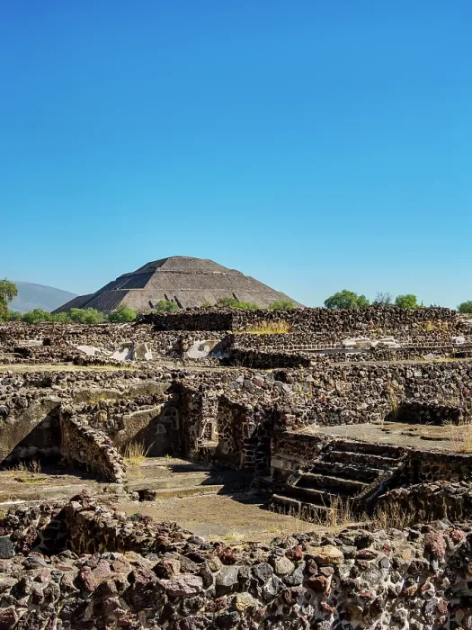 Framed Print : View over West Plaza towards the Pyramid of the Sun, Teotihuacan, Mexico State, Mexico Framed Print : View over West Plaza towards the Pyramid of the Sun, Teotihuacan, Mexico State, Mexico