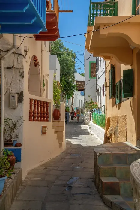 Framed Print : View of whitewashed houses in narrow street in Mandraki, Mandraki, Nisyros, Dodecanese, Greek Islands, Greece, Europe Framed Print : View of whitewashed houses in narrow street in Mandraki, Mandraki, Nisyros, Dodecanese, Greek Islands, Greece, Europe