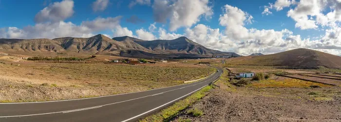 Framed Print : View of winding road and landscape near Antigua, Antigua, Fuerteventura, Canary Islands, Spain, Atlantic, Europe Framed Print : View of winding road and landscape near Antigua, Antigua, Fuerteventura, Canary Islands, Spain, Atlantic, Europe