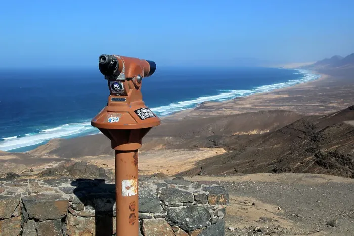 Framed Print : Viewpoint to Cofete beach Atlantic Ocean coast, Jandia peninsula, Fuerteventura, Canary Islands, Spain, Atlantic, Europe Framed Print : Viewpoint to Cofete beach Atlantic Ocean coast, Jandia peninsula, Fuerteventura, Canary Islands, Spain, Atlantic, Europe