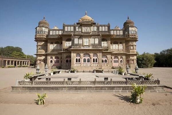 Vijay Vilas Palace, built from red sandstone for the Maharao of Kutch during the 1920s