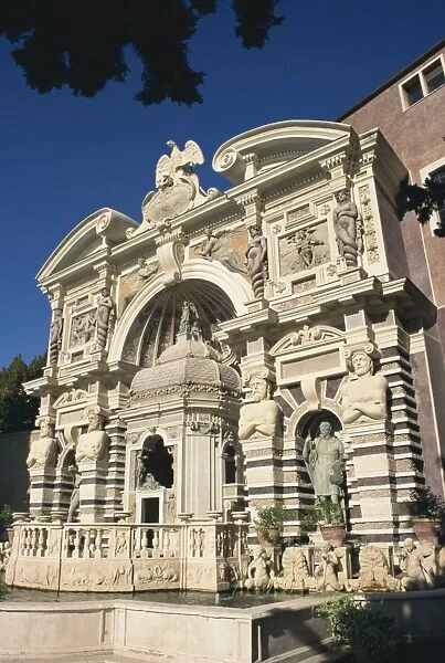 Villa d Este, UNESCO World Heritage Site, Tivoli, Lazio, Italy, Europe