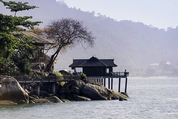 A villa at the luxury resort and spa of Pangkor Laut, Malaysia, Southeast Asia, Asia
