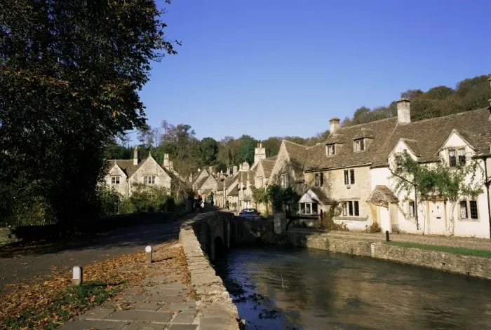 Framed Print : Village of Castle Combe, Wiltshire, England, United Kingdom, Europe Framed Print : Village of Castle Combe, Wiltshire, England, United Kingdom, Europe