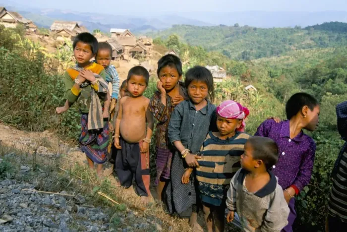 Framed Print : Village children Framed Print : Village children