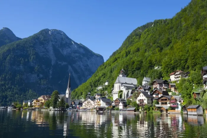 Framed Print : Village of Hallstatt, UNESCO World Heritage Site, Hallstattersee, Oberosterreich (Upper Austria), Austria, Europe Framed Print : Village of Hallstatt, UNESCO World Heritage Site, Hallstattersee, Oberosterreich (Upper Austria), Austria, Europe
