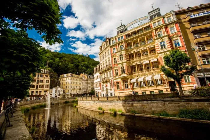 Framed Print : The village of Karlovy Vary, Bohemia, Czech Republic, Europe Framed Print : The village of Karlovy Vary, Bohemia, Czech Republic, Europe