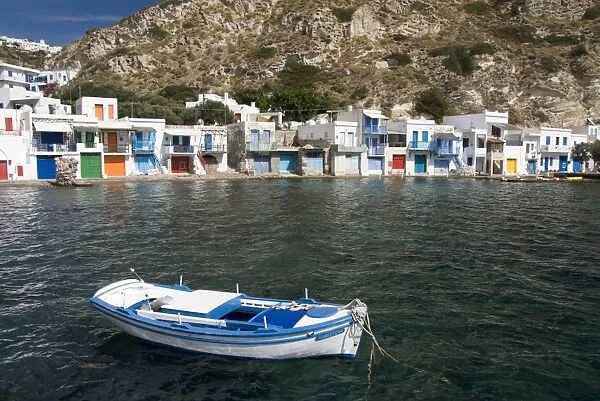 The village of Klima, Island of Milos, Cyclades, Greek Islands, Greece, Europe