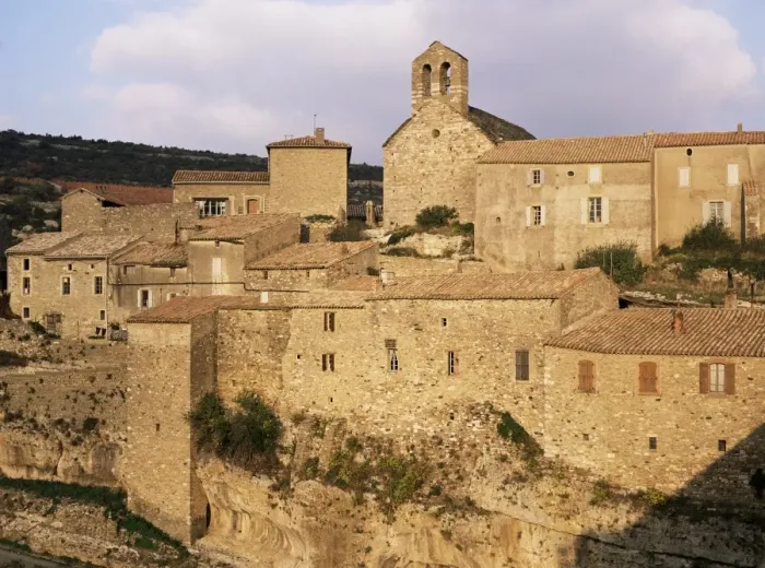 Framed Print : Village of Minerve, Languedoc Roussillon, France, Europe Framed Print : Village of Minerve, Languedoc Roussillon, France, Europe
