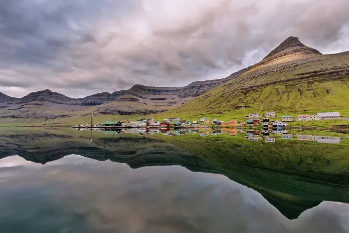 Framed Print : Village of Norddepil, Bordoy Island, Faroe Islands, Denmark, Europe Framed Print : Village of Norddepil, Bordoy Island, Faroe Islands, Denmark, Europe