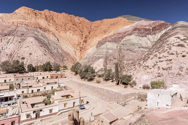 The village of Purmamarca, at the base of Seven Colors Hill