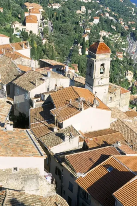 Framed Print : Village of Roquebrune-Cap-Martin, Alpes-Maritimes, Cote d Azur, Provence Framed Print : Village of Roquebrune-Cap-Martin, Alpes-Maritimes, Cote d Azur, Provence
