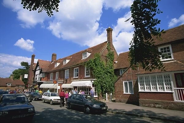 Village shops, Beaulieu, Hampshire, England, United Kingdom, Europe