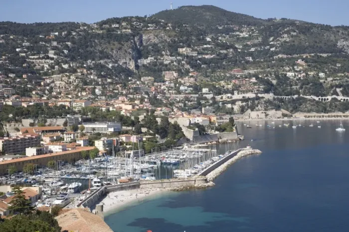 Framed Print : Villefranche sur Mer, Alpes Maritimes, Provence, Cote d Azur, French Riviera Framed Print : Villefranche sur Mer, Alpes Maritimes, Provence, Cote d Azur, French Riviera