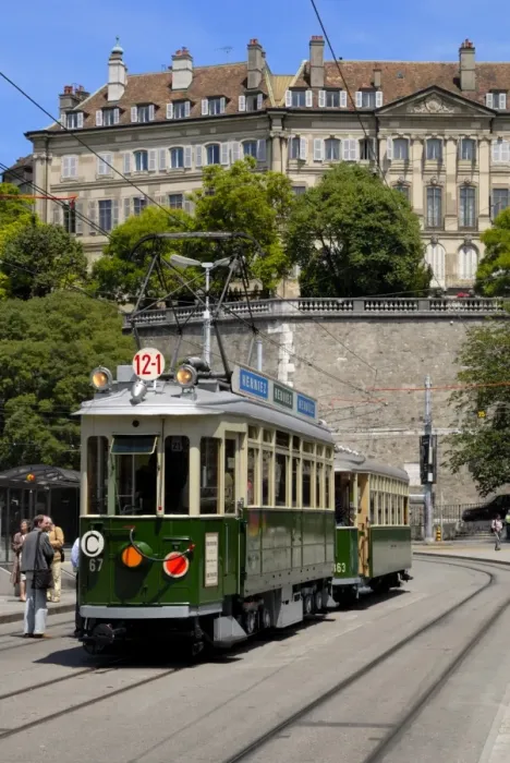 Framed Print : Vintage trams Framed Print : Vintage trams