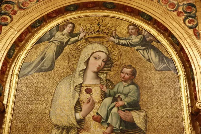 Framed Print : Virgin and Child in the Mosque (Mezquita) and Cathedral of Cordoba Framed Print : Virgin and Child in the Mosque (Mezquita) and Cathedral of Cordoba