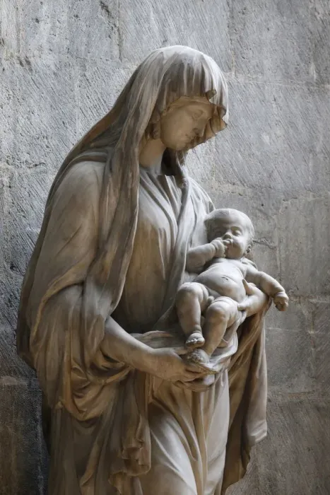 Framed Print : Virgin with Child, Notre-Dame de Rouen cathedral, Rouen, Seine-Maritime, Normandy, France Framed Print : Virgin with Child, Notre-Dame de Rouen cathedral, Rouen, Seine-Maritime, Normandy, France