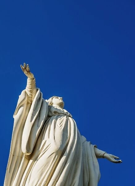 Virgin Mary Statue, San Cristobal Hill, Santiago, Chile, South America