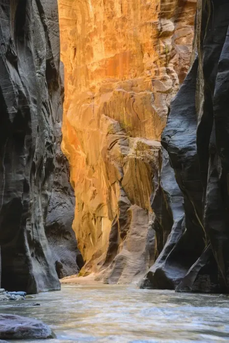Framed Print : Virgin River Narrows, Zion National Park, Utah, United States of America, North America Framed Print : Virgin River Narrows, Zion National Park, Utah, United States of America, North America