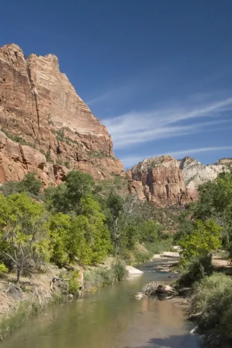 Framed Print : The Virgin River, Zion National Park, Utah, United States of America, North America Framed Print : The Virgin River, Zion National Park, Utah, United States of America, North America