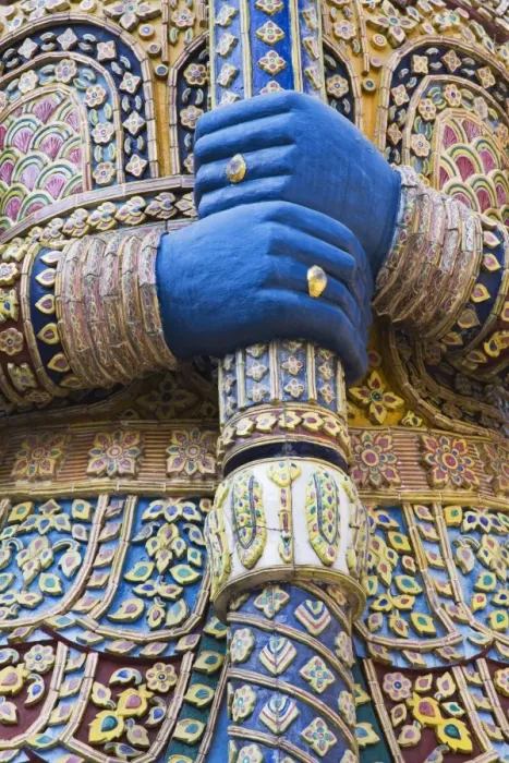 Framed Print : Detail of Viruncamban statue, Royal Grand Palace, Rattanakosin District Framed Print : Detail of Viruncamban statue, Royal Grand Palace, Rattanakosin District