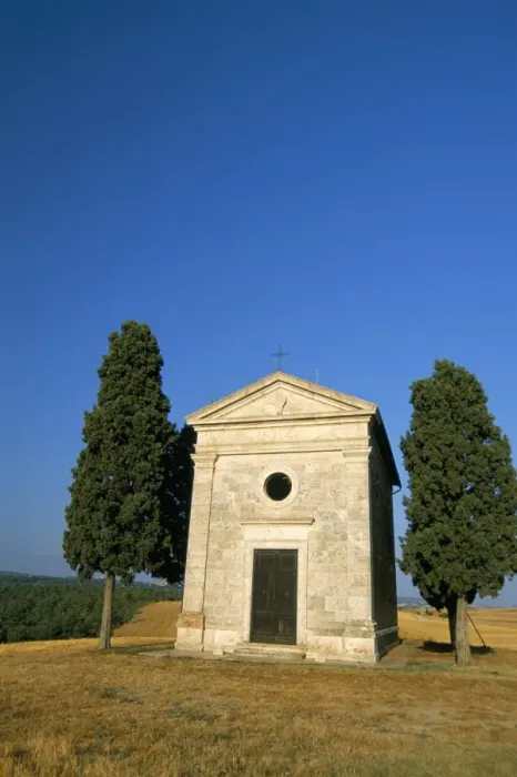 Framed Print : Vitaleta chapel near Pienza, Val d Orcia, Siena province, Tuscany, Italy, Europe Framed Print : Vitaleta chapel near Pienza, Val d Orcia, Siena province, Tuscany, Italy, Europe