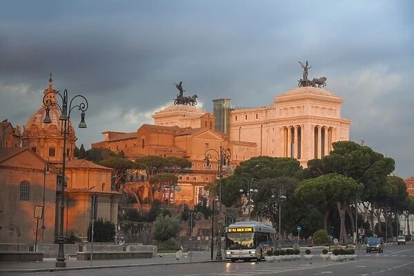 Vittorio Emanuele II Monument, Rome, Lazio, Italy, Europe