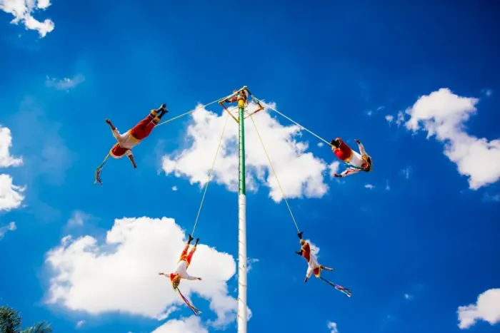 Framed Print : Voladores (The Flying Men), Tlaquepaque, Mexico, North America Framed Print : Voladores (The Flying Men), Tlaquepaque, Mexico, North America