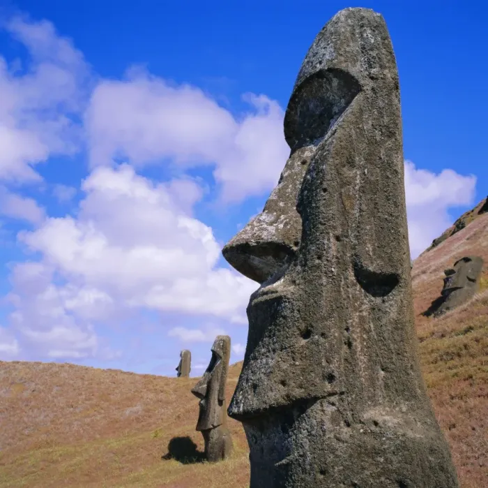 Framed Print : Volcan Rano Raraku, southern slope, birthplace of countless moai, Easter Island, Chile Framed Print : Volcan Rano Raraku, southern slope, birthplace of countless moai, Easter Island, Chile