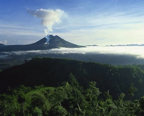 Volcanic Mount Gunung Batur