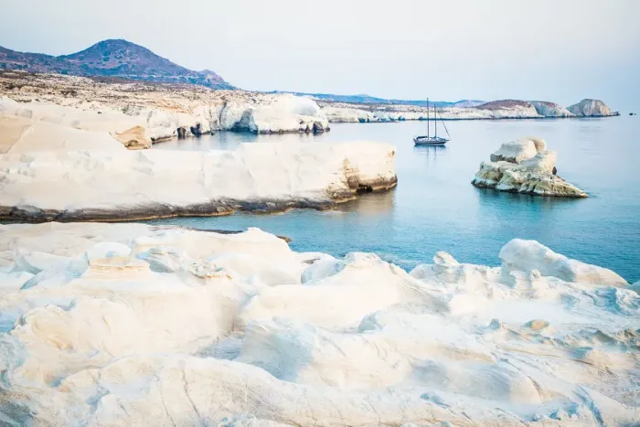 Framed Print : Volcanic rock formations at Sarakiniko on north coast, Sarakiniko, Milos, Cyclades Framed Print : Volcanic rock formations at Sarakiniko on north coast, Sarakiniko, Milos, Cyclades