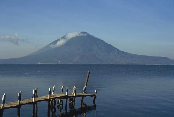 Volcano, Lake Atitlan, Atitlan, Guatemala, Central America