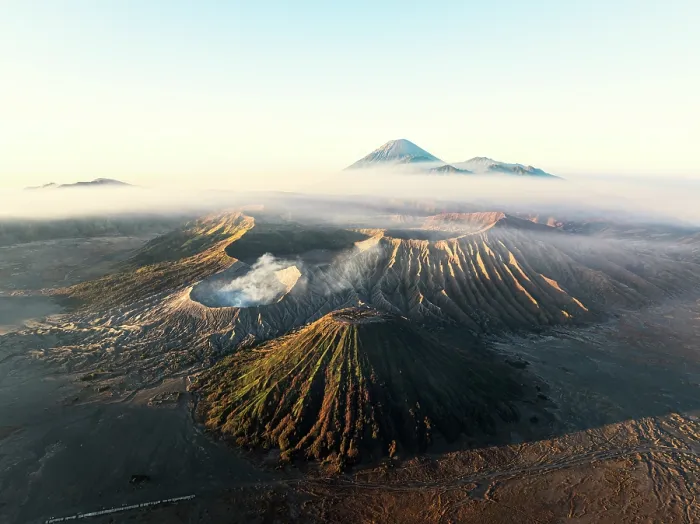Framed Print : Volcanoes at sunrise, Bromo Tengger Semeru National Park, East Java, Indonesia Framed Print : Volcanoes at sunrise, Bromo Tengger Semeru National Park, East Java, Indonesia