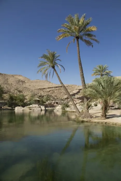 Framed Print : Wadi Bani Khalid, an oasis in the desert, Oman, Middle East Framed Print : Wadi Bani Khalid, an oasis in the desert, Oman, Middle East
