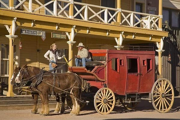 Wagon in Old Tucson Studios, Tucson, Arizona, United States of America, North America