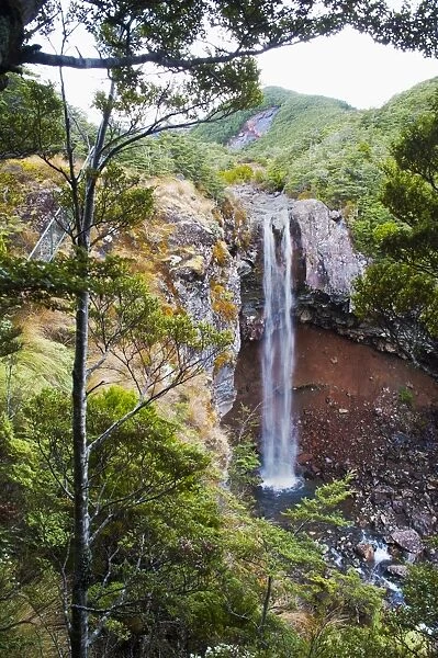 Waitonga Falls in Tongariro National Park, UNESCO World Heritage Site, North Island, New Zealand, Pacific