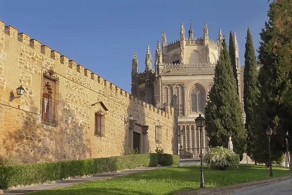 The wall of Palacio de la Cava, San Juan de los Reyes Monastery, Toledo, Castilla-La Mancha