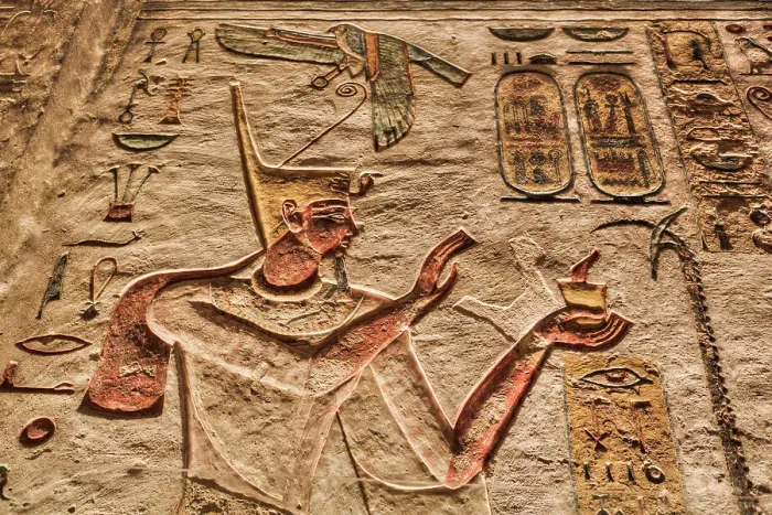 Framed Print : Wall Relief of Egyptian Pharaoh, Tomb of Rameses III, KV11, Valley of the Kings, Ancient Thebes, UNESCO World Heritage Site, Luxor, Egypt, North Africa, Africa Framed Print : Wall Relief of Egyptian Pharaoh, Tomb of Rameses III, KV11, Valley of the Kings, Ancient Thebes, UNESCO World Heritage Site, Luxor, Egypt, North Africa, Africa