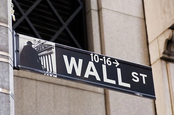 Wall Street sign Manhattan