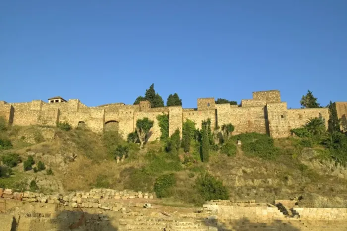 Framed Print : Walls of the Alcazaba Framed Print : Walls of the Alcazaba