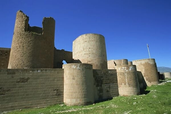 The walls, Ani, northeast Anatolia, Turkey, Asia Minor, Eurasia