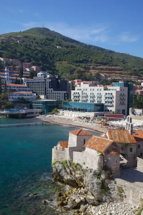 Framed Print : Walls of the Old Town, Budva, Montenegro, Europe