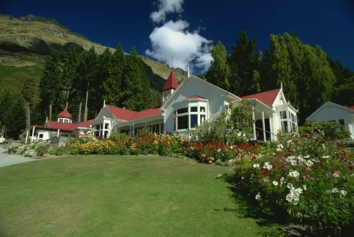 Framed Print : Walter Peak, a famous old sheep station founded in 1860 on the shore of Lake Wakatipu