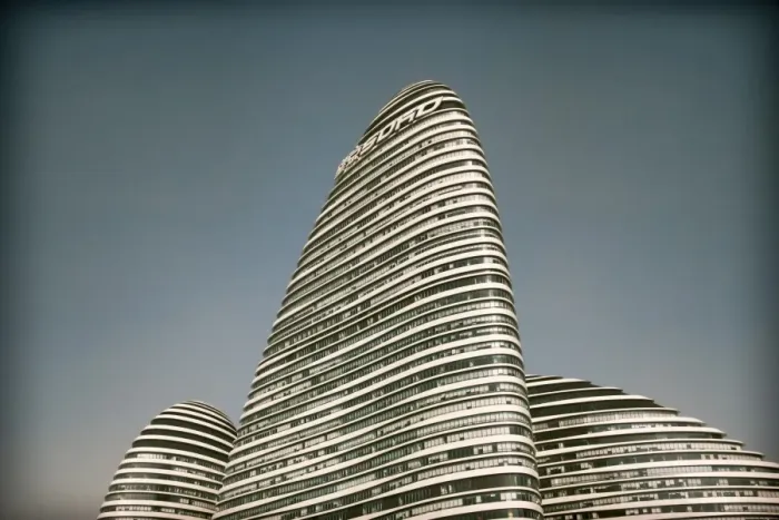Framed Print : Wangjing SOHO Beijing, designed by Zaha Hadid, Beijing, China, Asia Framed Print : Wangjing SOHO Beijing, designed by Zaha Hadid, Beijing, China, Asia