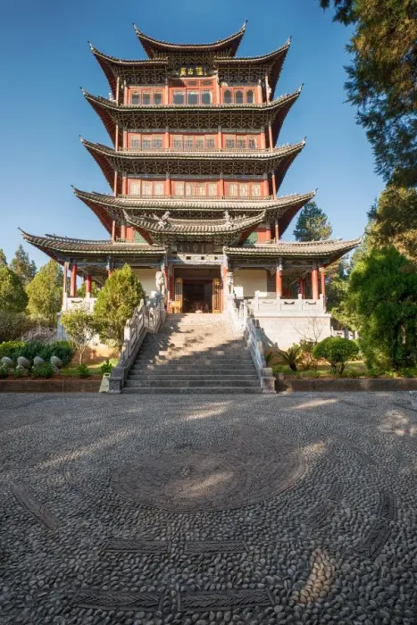 Framed Print : Wangu Tower at Shizishan, Lion Hill in Lijiang, Yunnan, China, Asia Framed Print : Wangu Tower at Shizishan, Lion Hill in Lijiang, Yunnan, China, Asia