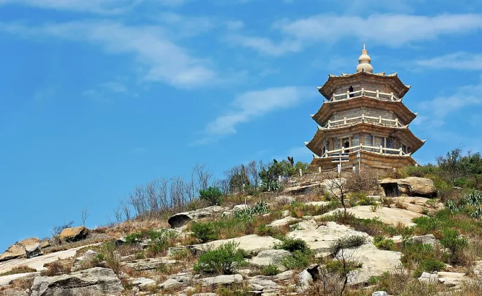 Framed Print : Wanshou Pagoda at Baogai Shan, Shishi City, Fujian, China Framed Print : Wanshou Pagoda at Baogai Shan, Shishi City, Fujian, China