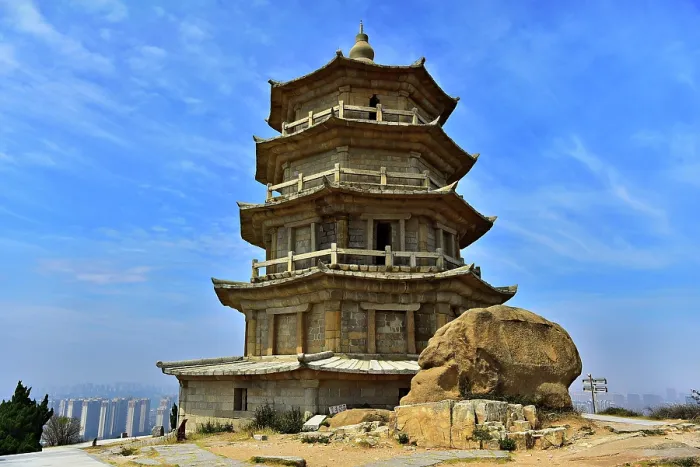 Framed Print : Wanshou Pagoda at Baogai Shan, Shishi City, Fujian, China Framed Print : Wanshou Pagoda at Baogai Shan, Shishi City, Fujian, China