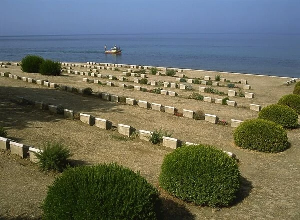 War graves near Anzac Cove, Gallipoli, Turkey, Europe