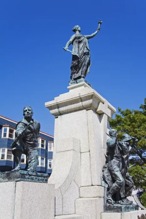 Framed Print : War Memorial, St. Johns City, Newfoundland, Canada, North America Framed Print : War Memorial, St. Johns City, Newfoundland, Canada, North America