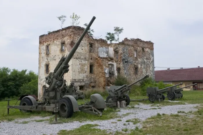 Framed Print : War Museum, Karlovac, Croatia, Europe Framed Print : War Museum, Karlovac, Croatia, Europe